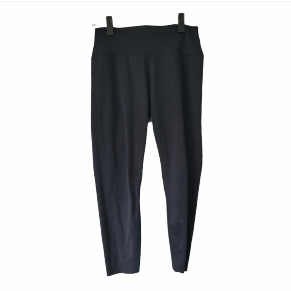 BuffBunny black perforated leggings size medium